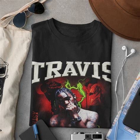 Travis Scott Vintage 90s Hip Hop Rap T Shirt Streetwear Etsy