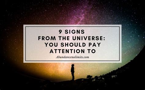 9 Signs From The Universe That You Should Pay Attention To