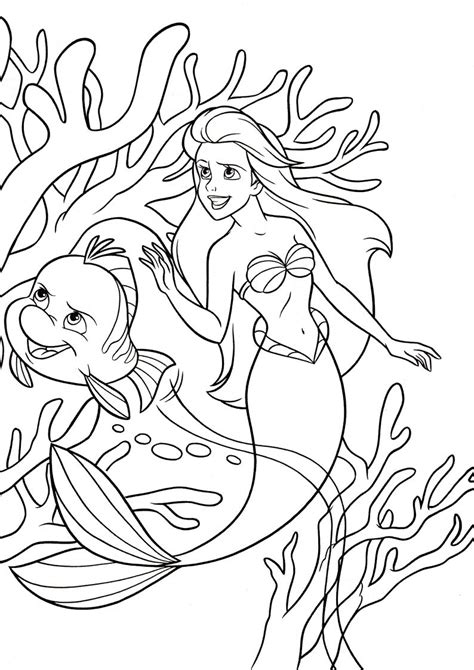 Obrazek Ariel I Florek Z Bajki Disney Mała Syrenka Nr 23