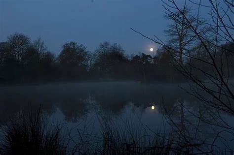 Moonrise Over A Lake Dp041660 12560760 Framed Photos Wall Art