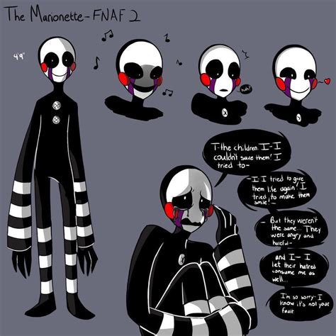 Marionette Sketchdump And A Bit Of Backstory By EverStarcatcher On DeviantART Five Nights At