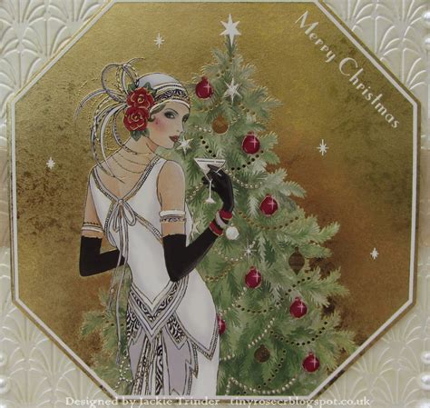 Card making starter kits are great for beginners and crafters looking for quick and easy project inspiration. Tinyrose's Craft Room: Art Deco Christmas Card