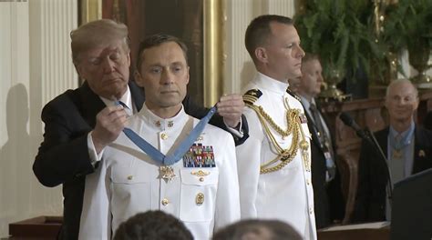 President Trump Presents Medal Of Honor To Master Chief Britt Slabinski U S Navy The Last