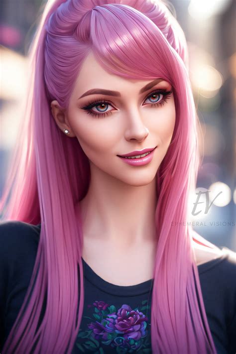 Pink Hair By Ephemeral Visions On Deviantart