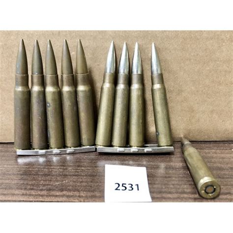 Ammo 10x 8 Mm Mauser 792x57 Fmj On Clips