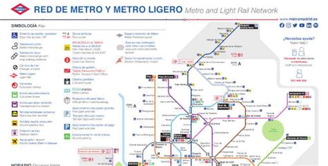 Plano De Metro De Madrid Pdf Turismo Madrid