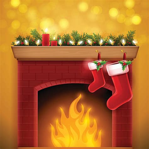 Royalty Free Fireplace Clip Art Vector Images And Illustrations Istock