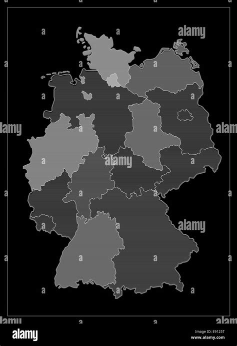 Mapa De Alemania Fotografía De Stock Alamy