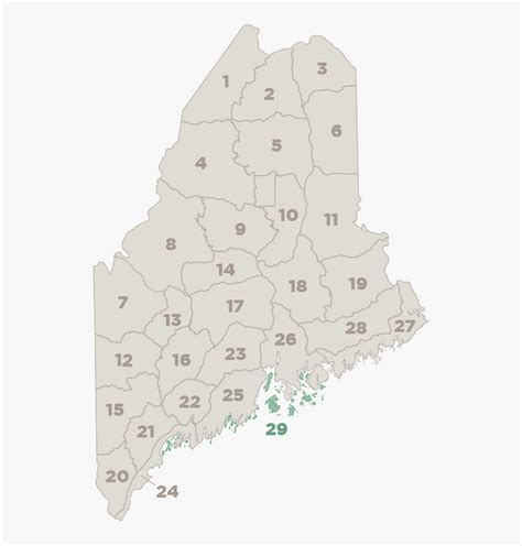 Wildlife Management District Map Maine Map Hd Png Download Kindpng