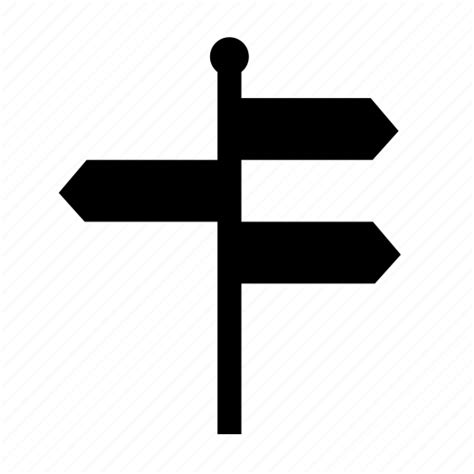 Direction Location Location Sign Post Sign Signpost Icon