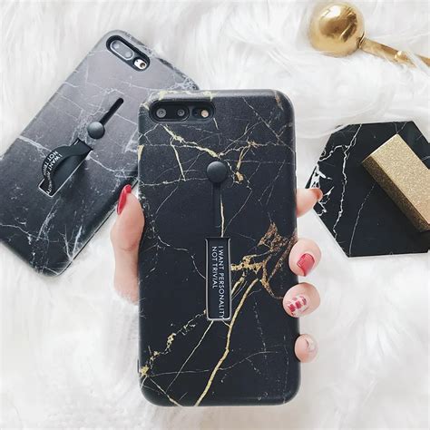 Luxury Gold Glitter Marble Phone Case For Iphone X 6 6spuls 7 7 Puls