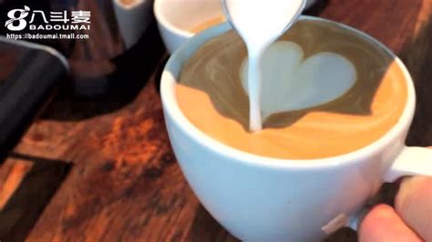 咖啡拉花教程视频简单的八斗麦咖啡拉花做法技能教程腾讯视频