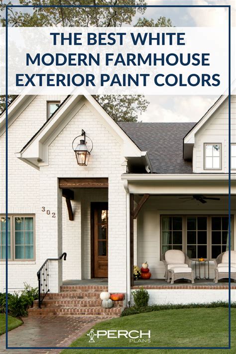 The 8 Most Popular White Exterior Paint Colors For Any Modern Farmhouse