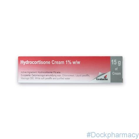 Hydrocortisone Cream 1 15g Dock Pharmacy