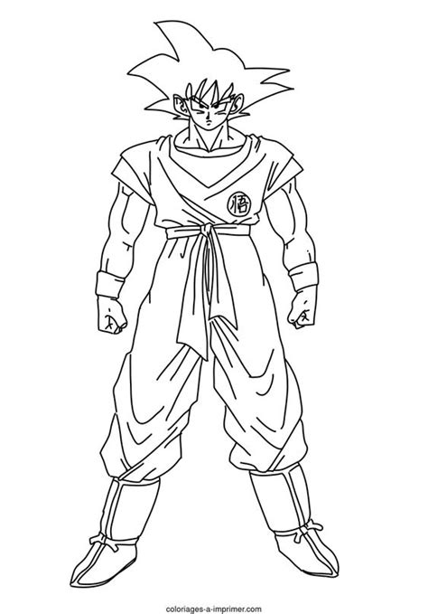 Depuis quelques années, le coloriage a eu une visibilité plus que gigantesque dans le monde entier suite aux nombreux bienfaits que procure cette activité tant pour les enfants que pour les adultes. Coloriage dragon ball z à imprimer - Son goku