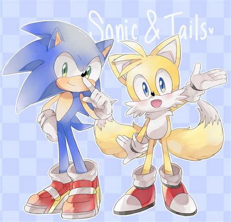Sonic Hugs Tails в™ҐПин на доске Sonic And Tails