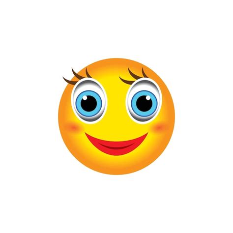 Premium Vector Woman Smile Emoji Images