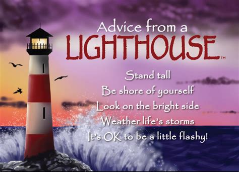 Advice From A Lighthouse Jumbo Magnet Lighthouse Quotes Advice