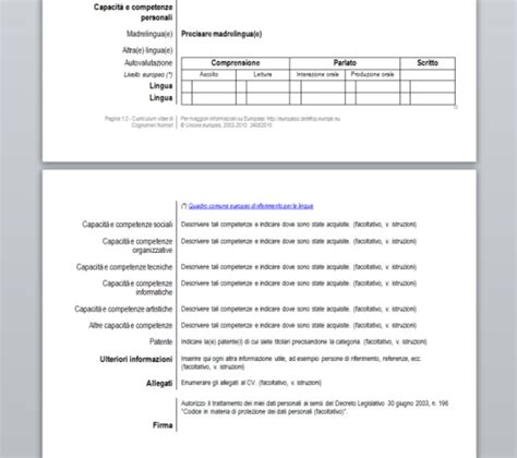 Choose your professional cv template and get started! Curriculum Vitae Europass - Download