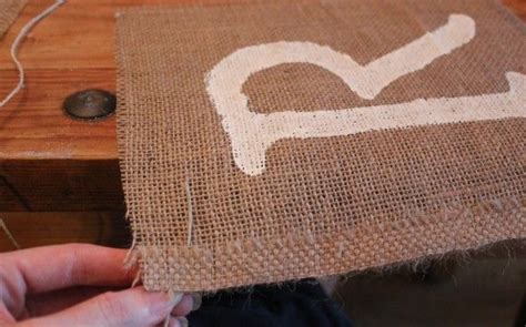 How To Make A Mr And Mrs Burlap Banner Rustic Wedding Chic Burlap