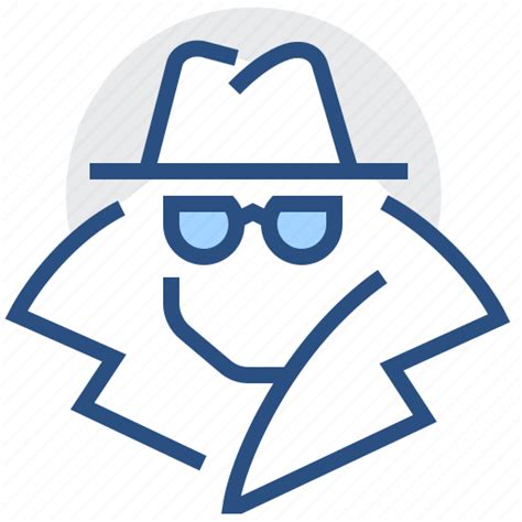 Agent Detective Incognito Secret Snoop Spy Undercover Icon
