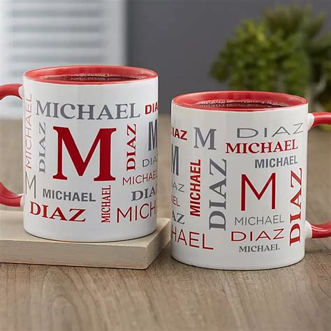 Notable Name Personalized 11 Oz Coffee Mug Bed Bath And Beyond