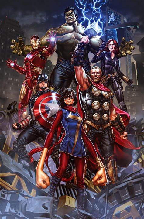Marvel Games Ms Marvel Thor Captain America Iron Man Hulk And