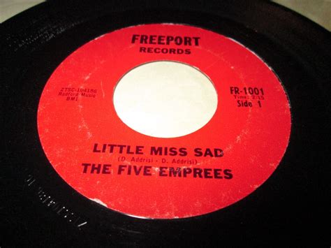 the five emprees little miss sad 7 45 vg us freeport vinyl garage rock listen ebay