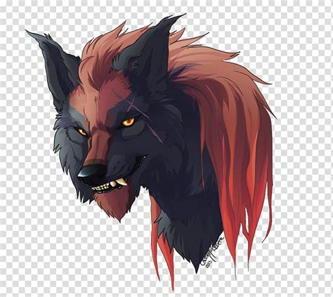 Anime Black Demon Wolf