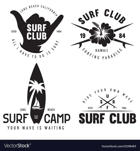 Surf Design Web Design Logo Design Design Art Vintage Surf Set