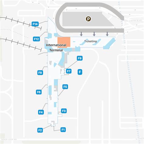 Hartsfield Jackson Atlanta Airport Map Atl Terminal Guide