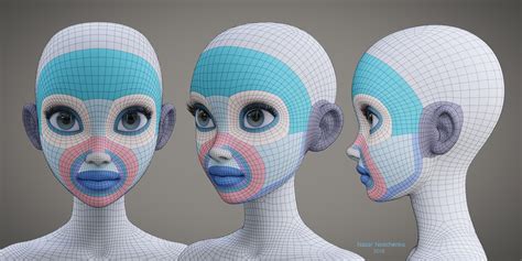Pin By Chaz Acuna On Topology Face Topology Character