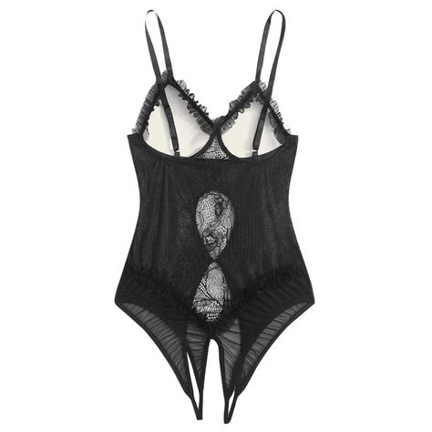 Buy Sexy Lingerie For Women Naughty Ladies Plus Size Lace Lingerie Jumpsuit Lingerie Bodysuit