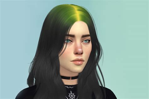 Sims 4 Billie Eilish Cc Hair Clothes And More Fandomspot