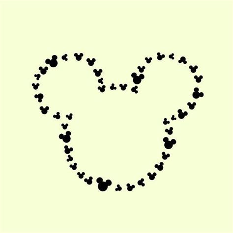 Mickey Heads Outline Svg Mickey Mouse Svg Disney Svg Files For Mickey