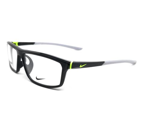 Nike Eyeglasses 7083uf 001 Black Volt Rectangle Men 56x13x140 Ebay