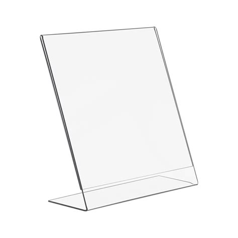 8 5x11 slant back economy plastic sign holder buy acrylic displays shop acrylic pop displays