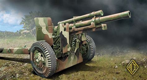 Ace Model Us 105mm Howitzer M2a1 Wm2a2 Gun Carriage Ww2