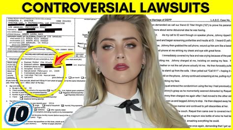 Top 10 Most Controversial Celebrity Lawsuits Informoverload Youtube