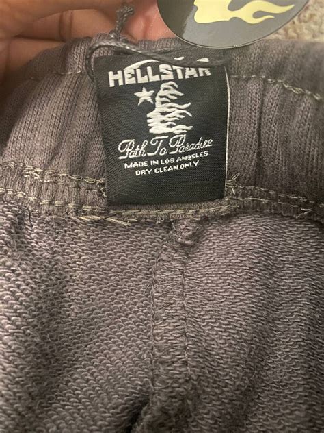Hellstar Studios Dark Grey Flare Sweats Size L Ebay
