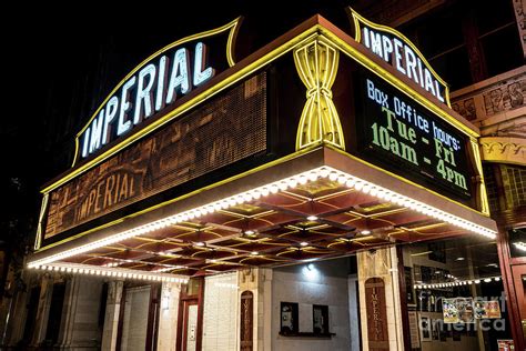 Imperial Theatre At Night Augusta Ga Photograph By The Photourist
