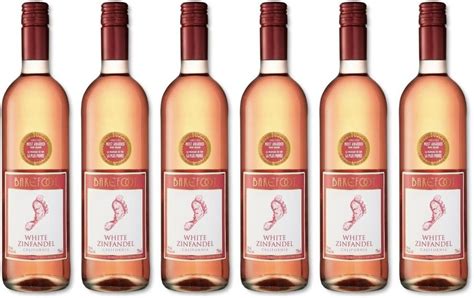 Barefoot White Zinfandel 75cl Pack Of 6 Uk Grocery