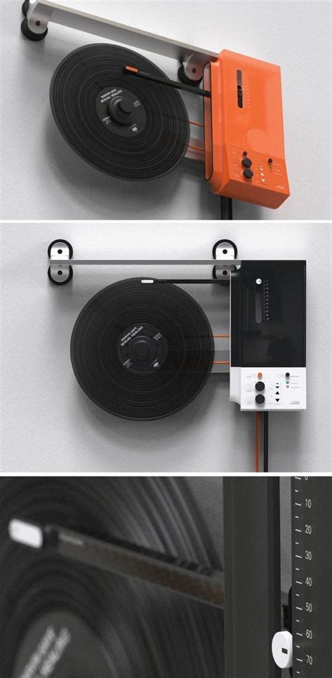 This Wall Mounted Record Player Syncs To Your Phone For Mobile Control