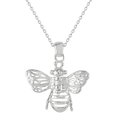 Dew Sterling Silver Bee Moveable Wings Pendant 98082hp028