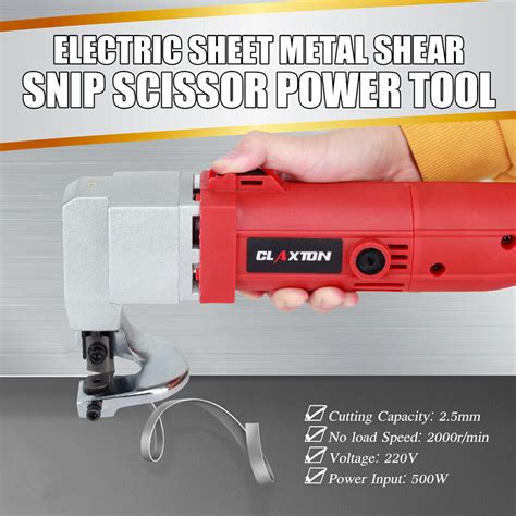 25mm Electric Sheet Metal Shear Snip Scissor Nibbler Scissor Power