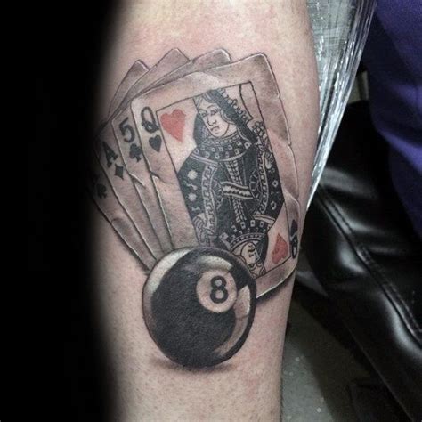 Top 40 Best 8 Ball Tattoo Designs For Men Billiards Ink Ideas