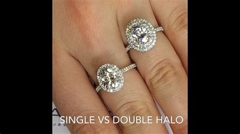 14 Ct Oval Diamonds Rings Halo Vs No Halo Rings Of The World