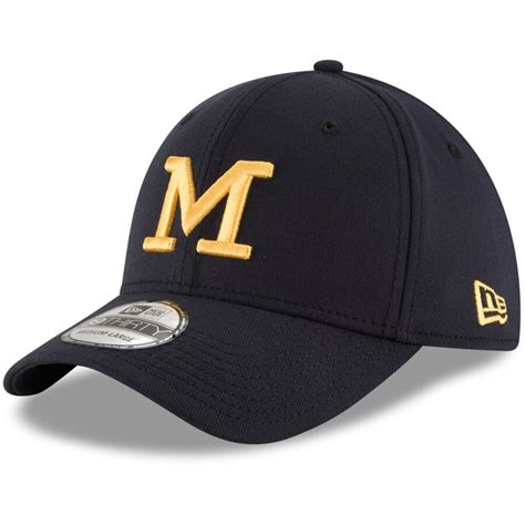 New Era Michigan Wolverines Navy College Classic 39thirty Flex Hat