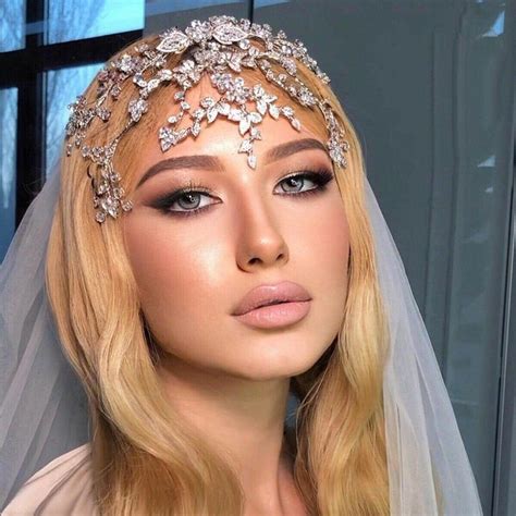 Wedding Forehead Headpiece Silver Bridal Tiara Headband Etsy In 2021