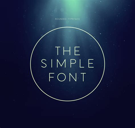 The Simple Font On Behance
